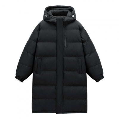 Abrigo Largo para Invierno con Cuello de Pelaje Acolchado - Image 3