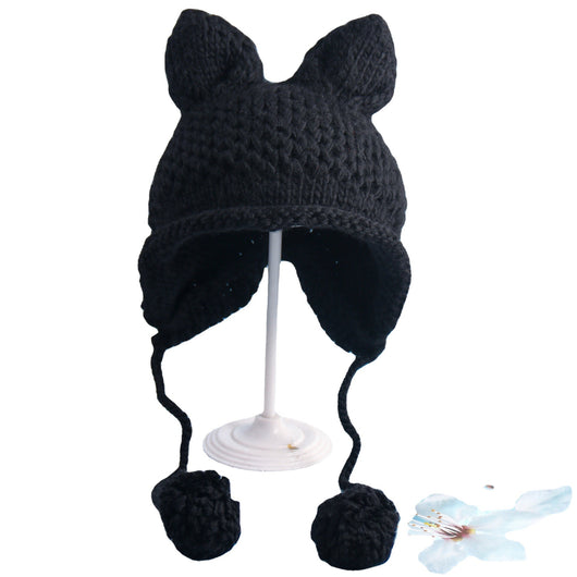 Gorro Tejido con Orejas de Gato Infantil - Image 10