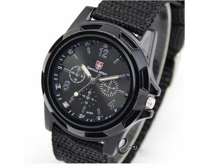 Reloj Militar Deportivo con Correa Tejida - Movimiento de Cuarzo Profesional - Image 2