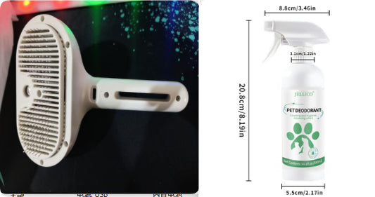 Peine Deslanador Automático con Humidificador para Perros - Image 2