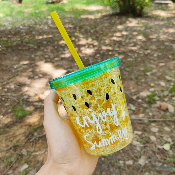 Vaso Térmico Infantil Antiroturas con Diseño Coreano Kawaii