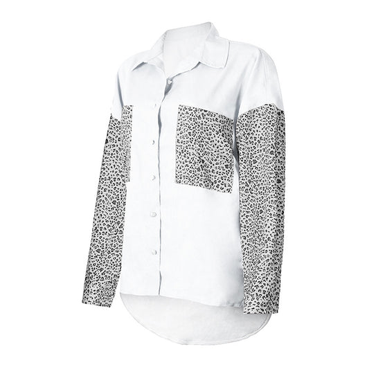 Cardigan de Solapa con Estampado Leopardo y Bolsillos - Image 23