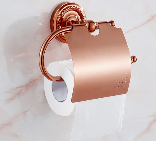 Portarrollos de Baño Dorado Lujo en Latón - Accesorío Pared Premium - Image 6