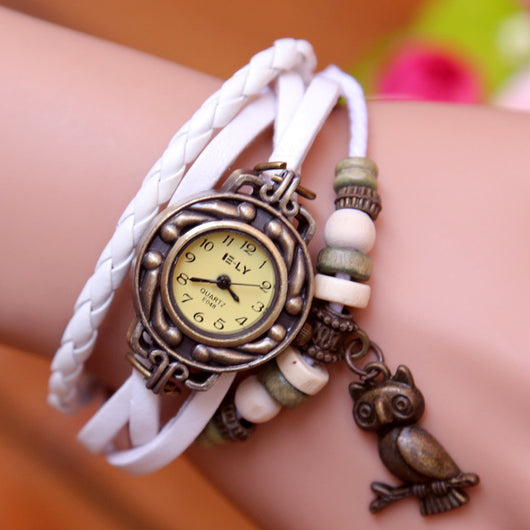 Reloj Pulsera Búho Estilo Coreano para Mujer - Image 24