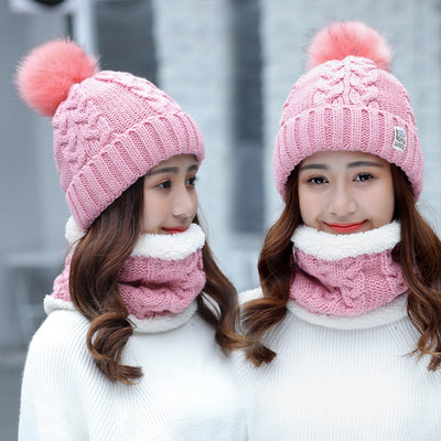 Gorro de Invierno Tejido en Lana y Acrílico para Mujer - Image 3