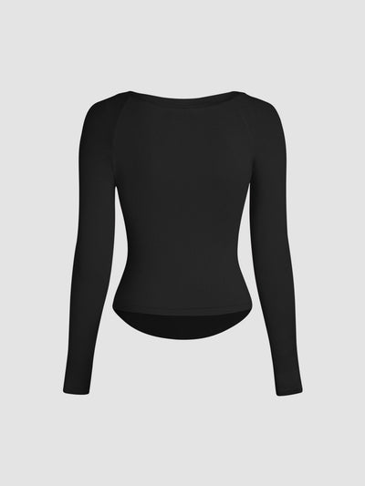 Blusa Térmica Ajustada de Manga Larga para Otoño e Invierno - Image 12