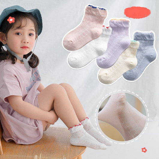 Calcetines de Algodón Transpirable para Bebé - Comodidad de Verano - Image 19