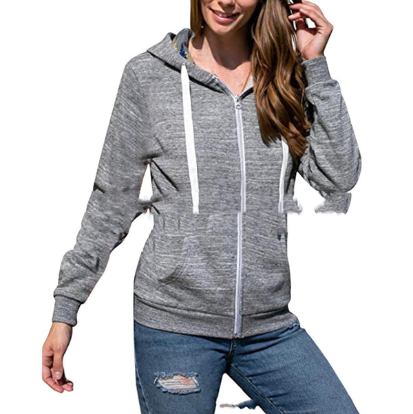 Sudadera con Capucha Estampado Bosque y Cordones Ajustables