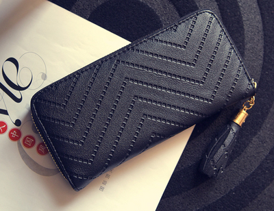 Billetera Larga Coreana con Borlas - Cartera Multifuncional de Moda - Image 7