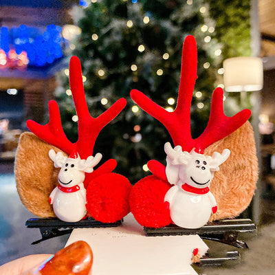 Pinzas Navideñas Decorativas - Clips Festivos de Pato, Muñeco de Nieve y Astas - Image 56