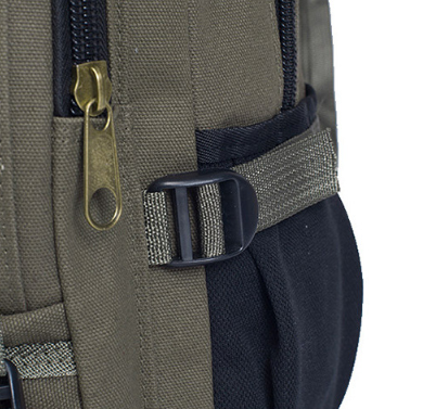 Mochila de Lona para Hombre - Bolsa Escolar Resistente - Image 7