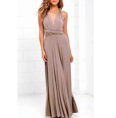 Vestido Largo Backless Multiusos para Fiestas y Bodas - Image 12