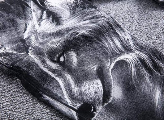 Jeans con Estampado de Lobo - Image 3