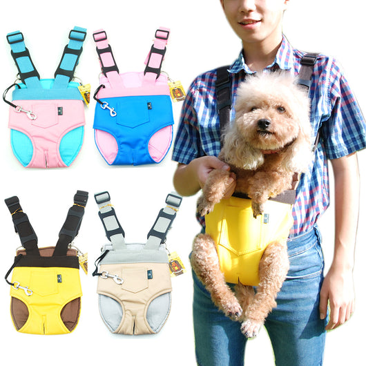 Mochila Pechera Ajustable para Mascotas - Viajes y Aventuras