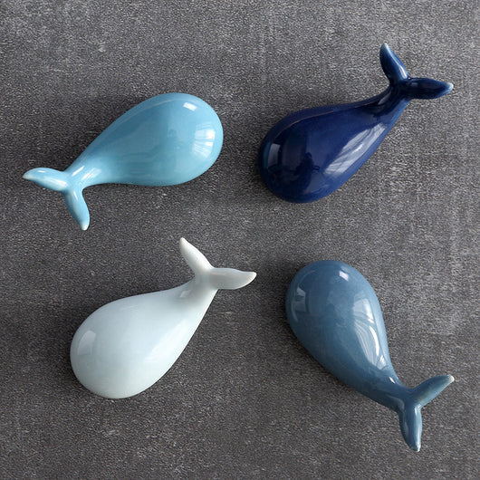 Soporte de Cerámica para Palillos Chinos con Diseño de Ballena - Image 5