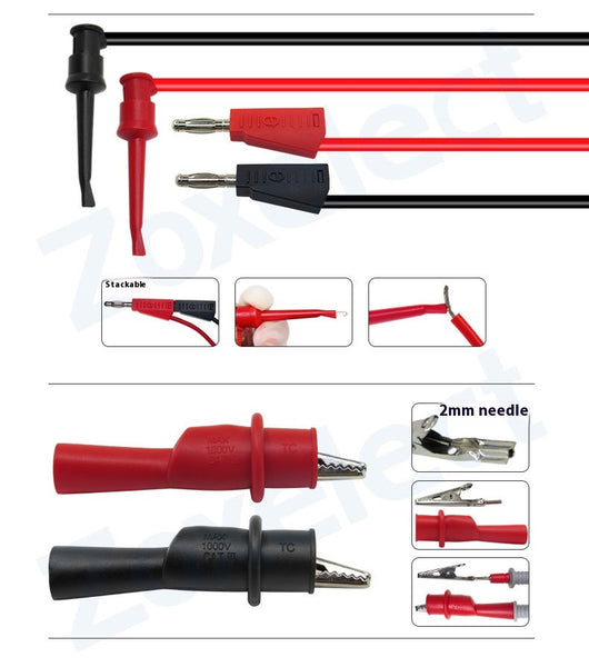 Kit Multifunción de Líneas de Prueba con Conector Directo y Punta Flexible - Image 8