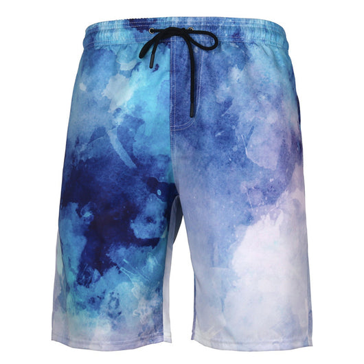 Pantalones de Playa Hombre Shorts Casuales Pulpo Talla Grande - Image 3