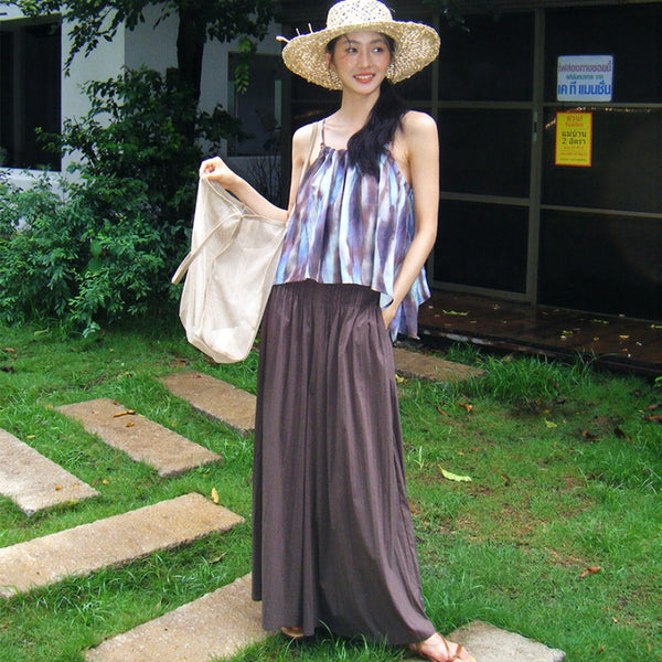 Pantalones Anchos Plisados Ligeros para Verano - Estilo Casual y Cómodo