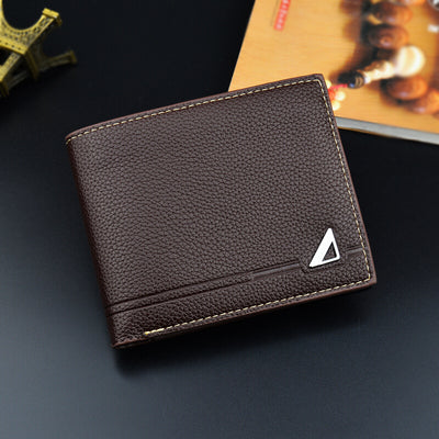 Billetera de Cuero Suave para Hombre con Patrón Lichi y Múltiples Compartimentos - Image 3