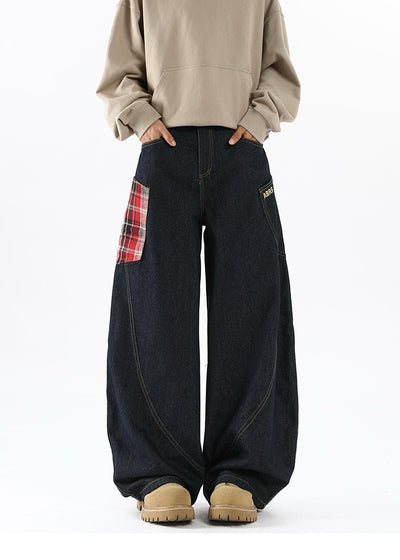 Pantalones Cargo Vaqueros con Bolsillos Grandes Diseño Retro para Hombre - Image 13