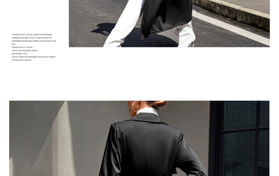 Abrigo Negro Elegante de Solapas Anchas con Cintura Ajustable - Image 17