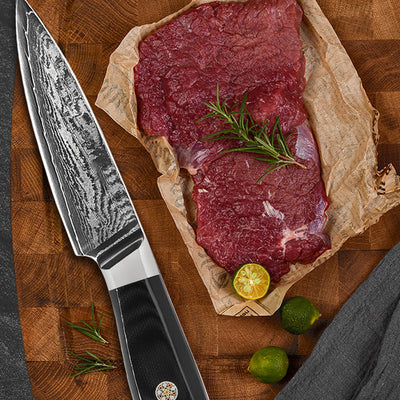 Cuchillo de Cocina Damasco Acero Inoxidable - Profesional para Frutas y Verduras - Image 6