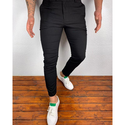Pantalones Chaps Casuales de Color Sólido para Hombre - Image 8