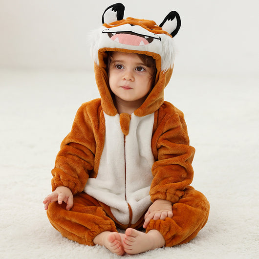 Pijama Enterizo de Franela con Diseño Animal para Bebé - Image 14