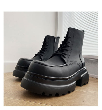 Botas Martin de Plataforma con Aumento de 7CM - Estilo Casual Elevado - Image 7