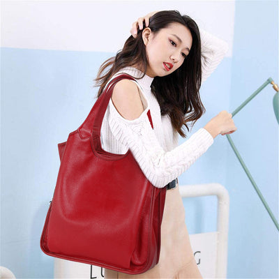 Bolso de Cuero Genuino Estilo Western - Gran Capacidad y Diseño Versátil - Image 8
