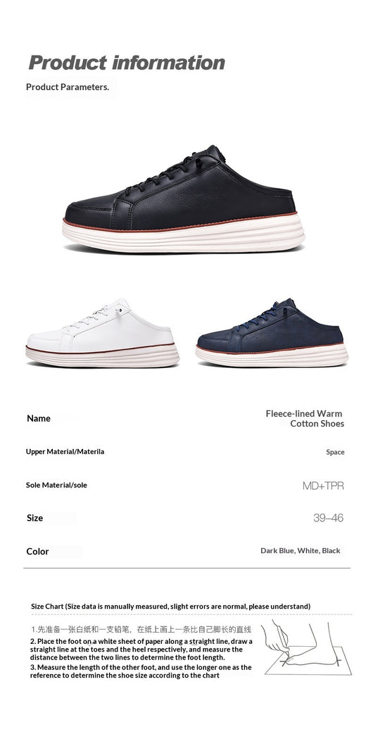 Zapatos Casuales Térmicos con Suela Gruesa y Forro Polar - Image 9