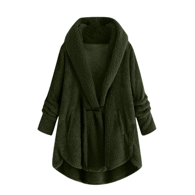 Chaqueta Casual con Capucha y Botones de Cuerno - Abrigo de Felpa Premium - Image 15