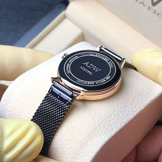 Reloj de Cuarzo Elegante Oro Rosa para Mujer - Image 2