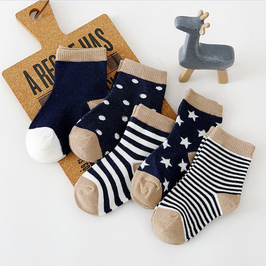 Calcetines de Algodón a Media Caña para Niños y Niñas - Image 14