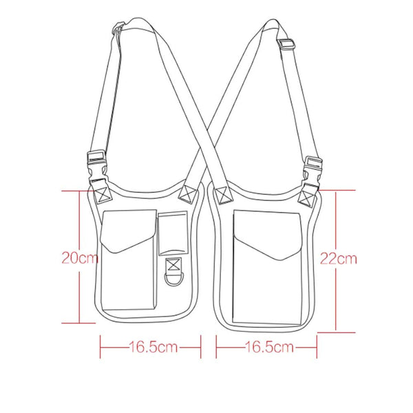 Chaleco de Seguridad con Cartera Oculta Anti-Robo para Viajes y Deportes