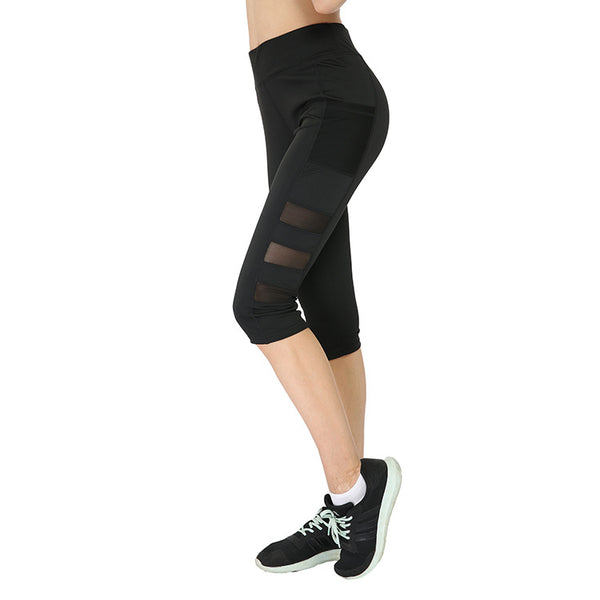 Pantalones de Yoga Deportivos con Bolsillos Laterales para Celular
