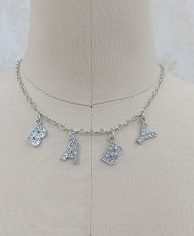 Collar Colgante con Inicial y Diamantes - Image 33