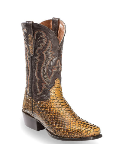 Botas de Hombre Patchwork Acolchadas con Punta Bordada - Image 3