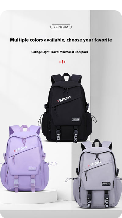 Mochila Escolar de Gran Capacidad Trend Simple - Image 10