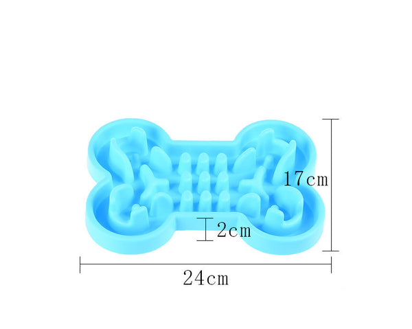 Comedero Interactivo Puzzle con Hueso para Perros