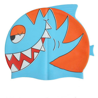 Gorro de Natación de Silicona para Niños con Dibujos Animados - Image 17