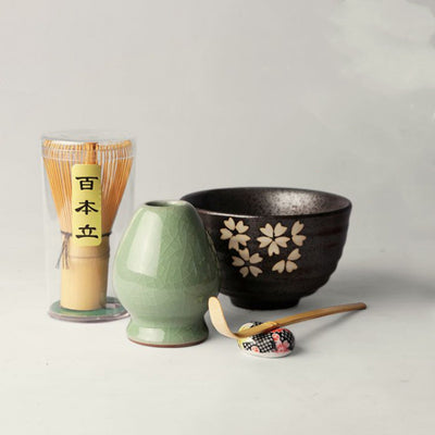 Juego de Batidor Matcha con Tazón de Cerámica y Herramienta Mezcladora - Image 5