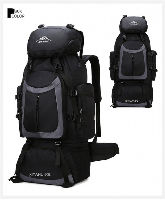 Mochila de Senderismo 90L XIYAHU - Resistente al Agua para Trekking y Acampada - Image 34