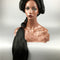 Trenza Larga Esponjosa Negra