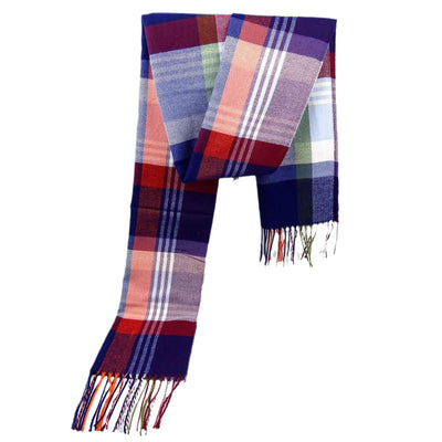 Bufanda Reversible a Cuadros para Hombre - Estilo Versátil - Image 54