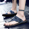 Sandalias de Cuero para Hombre Talla Grande con Diseño de Dos Dedos