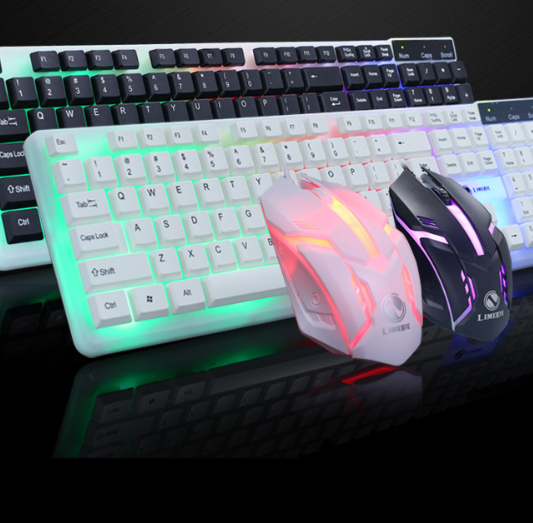Combo Teclado y Ratón Alámbrico Profesional