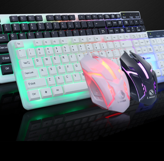 Combo Teclado y Ratón Alámbrico Profesional