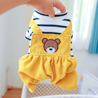 Pijama Térmico para Perros Pequeños - Mono Osito con Forro Polar - Image 21
