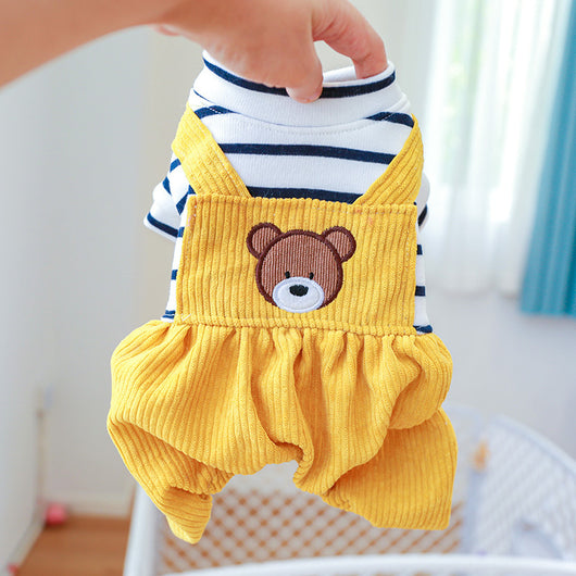 Pijama Térmico para Perros Pequeños - Mono Osito con Forro Polar - Image 21